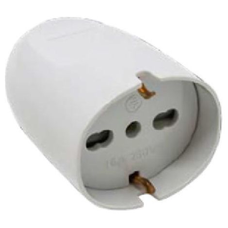 PRESA SCHUKO BIPASSO 16A BIANCO MAURER - CF. BUSTA
