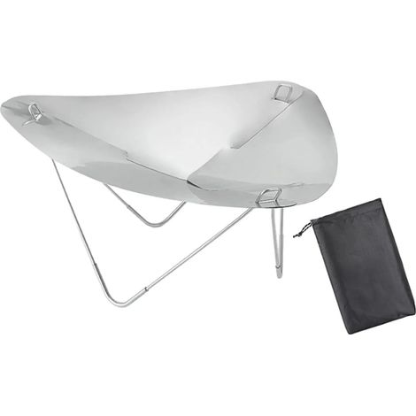 Support de brasero de camping en acier inoxydable (1/5)