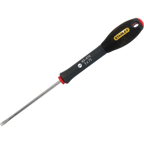 STANLEY 0-65-479 FatMax Screwdriver Flared Tip 3.0 x 75mm STA065479