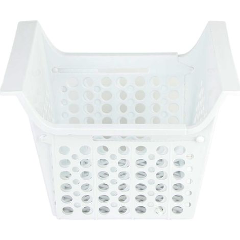 Panier de congélation coffre, bac de rangement extensible en PP haute résistance avec poignée, accessoire de cuisine pour congélateur coffre. (1/5)