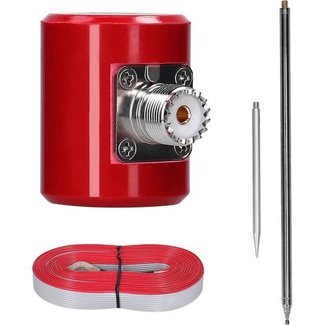 1/4 Wellenlänge 5 m/16,4 Fuß QRP-Antenne 14 m–30 MHz 300 W–600 W Edelstahl-HF-Antenne für USDX-Funkgerät