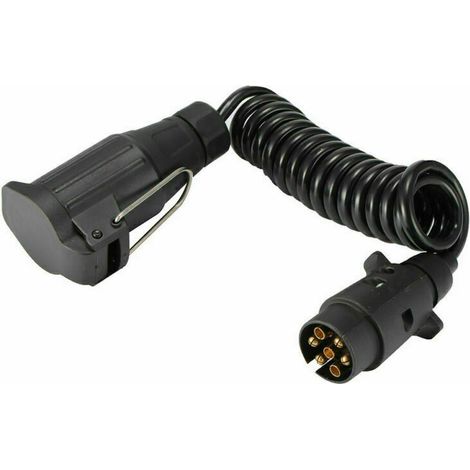 Trailer Extension Cable, 7-13 Pin Trailer Plug Socket 12v Trailer Extension Cable with Trailer Plug (1/5)