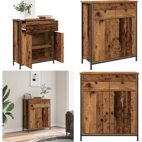 vidaXL Sideboard Altholz-Optik 70x30x80 cm Holzwerkstoff (1/5)