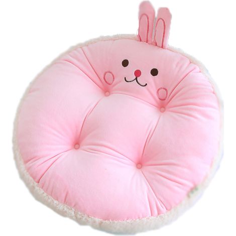 Coussin décoratif pour siège de chaise, coussin rond mignon avec un animal, 45 cm (1/5)