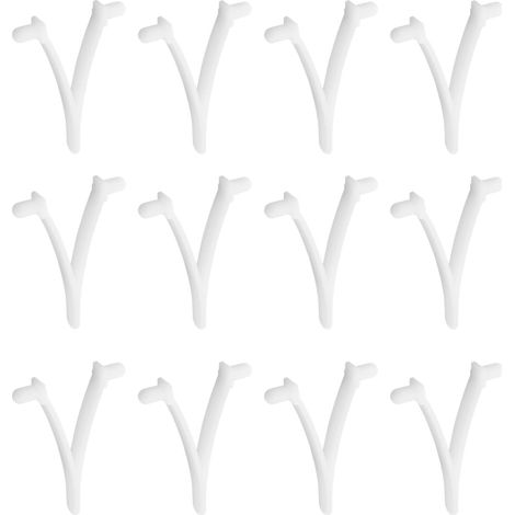 Lot de 12 pinces papillon en V pour épuisette, râteau à feuilles, brosse, fournitures de piscine, embouts d'aspirateur (1/5)