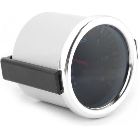 Jauge de pression turbo LED rouge 50mm 2 pouces pour voiture, manomètre universel 12V avec aiguille, indicateur de suralimentation bar, tableau de bord (1/5)