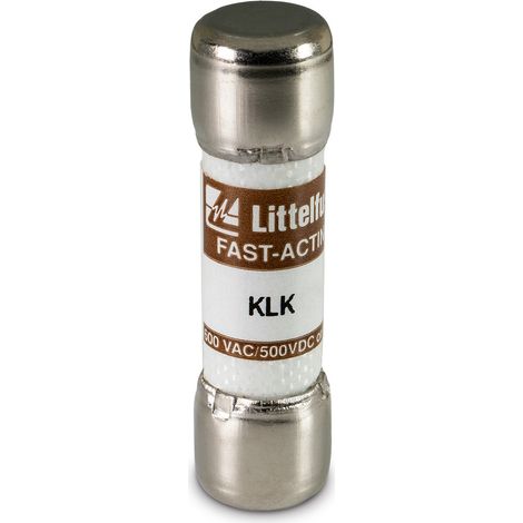 Fusibile cilindrico industriale, 10,3x38mm, 600V 5A, rapido, a norme UL-CSA - Littelfuse KLK005