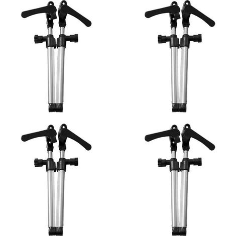 Adecuado para varillas telescópicas de aluminio para ventanas, aplicables a accesorios para autocaravanas, remolques y furgonetas camper, con longitudes de 310 a 435 mm.