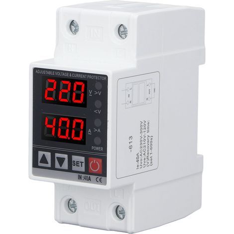 Spannungsschutzvorrichtung, einstellbare automatische Wiederherstellung bei 220 V Wechselstrom-Schutzschalter (1/5)