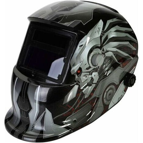 Masque de soudage automatique solaire 9-13 DIN réglable à intensité variable différée, 5 pièces de rechange pour MIG, MAG, soudage coup (1/5)