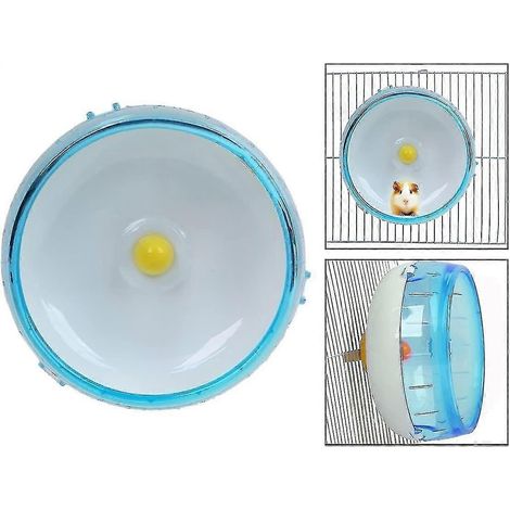 Roue d'exercice pour hamster, roue d'exercice silencieuse en plastique pour animaux de compagnie (1/4)