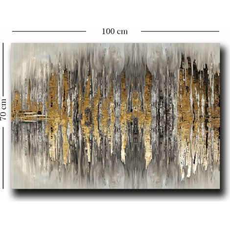 Decorazione artistica da parete con stampa su tela Painting Multicolore (1/4)