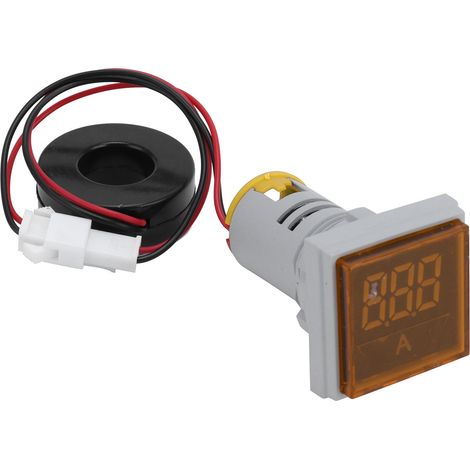 Digitales Rechteckwellen-Amperemeter mit Kontrollleuchte, 220 V AC, AD16-22FSAYel (1/5)