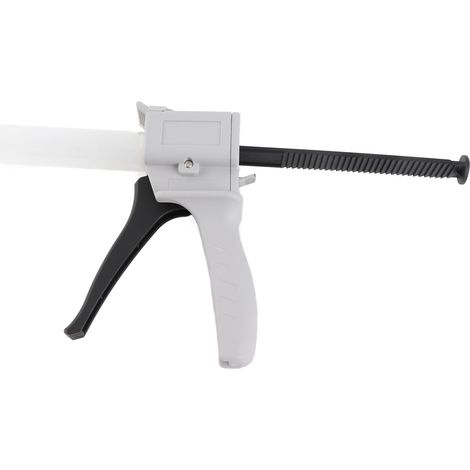 Dispensador de pegamento para pistola de 30 ml, herramienta manual de plástico de un solo tubo con mango para apretar y presionar. (1/5)