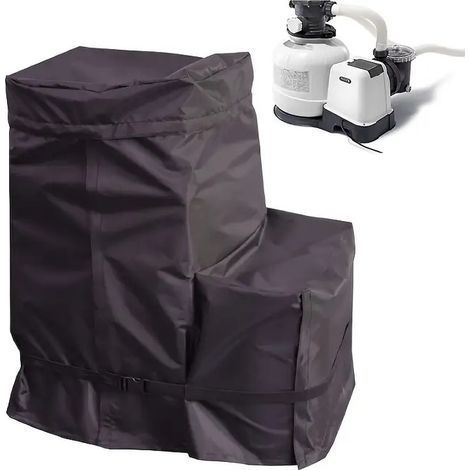 Housse de protection pour filtre à sable Intex 14 16" Housse de protection étanche Oxford 420D pour système de filtration à sable avec cordon de serrage (1/5)