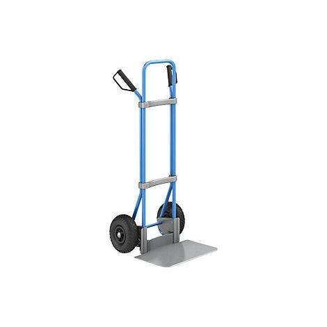 eurokraft pro  Carrello per sacchi  blu  piano di appoggio
