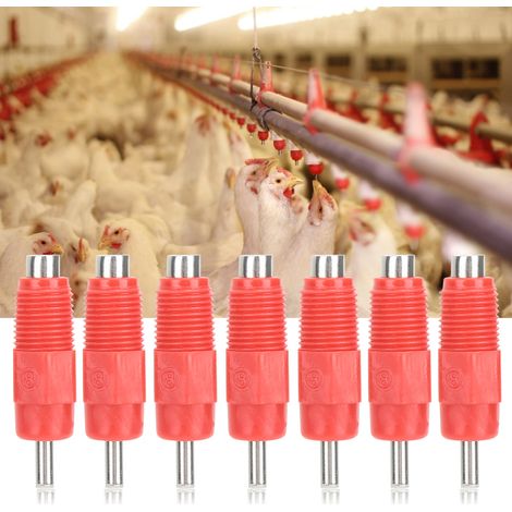 40 Stück automatische Hühnertränken, Geflügeltränken, Trinknippel, Zubehör für die Landwirtschaft (1/5)
