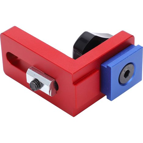 Glissière de défonceuse en aluminium 30 pièces, butée de rail à onglet, connecteur de guide, outil de menuiserie robuste (1/5)