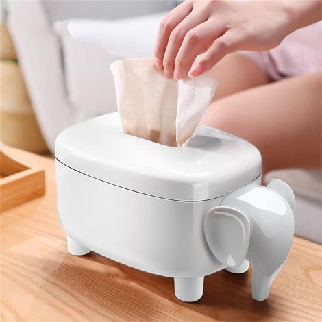 mit Elefantenmotiv Tischdekoration Plastikbox für Wohnzimmer