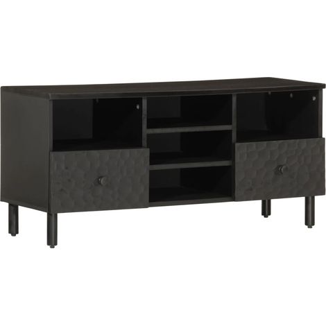 TV-Schrank 100x33x46 cm Massivholz Mango
