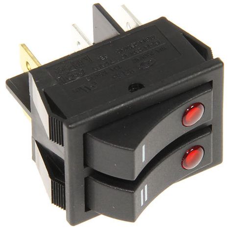 Delonghi interruttore luminoso doppio SR55 radiatore olio A20 HV02 TRRS HSX RHVR
