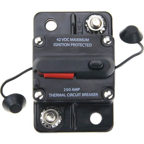 Circuit Breaker - 200 A - Pour Moteur De Pêche Sous-Marine - Pour Véhicule Tout-Terrain Et Remorque - 1 Pièce (1/4)