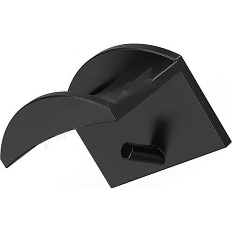 Lot de 10 crochets adhésifs pour chapeaux, support mural transparent moderne, design minimaliste et solide (1/3)