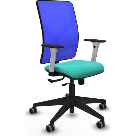 Chaise de bureau piqueras y crespo Motilla blanc support lombaire (1/2)