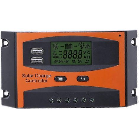 20A PWM-Solarladeregler, automatische 12/24V-Erkennung, Photovoltaik-Modulregler, robustes Gehäuse für netzunabhängige Systeme. (1/4)