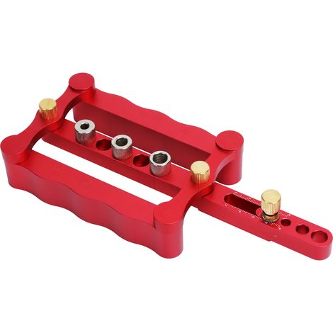 Selbstzentrierendes Bohrschablonen-Set mit Skala, Heimwerkerwerkzeug für Holzbearbeitung. (1/5)