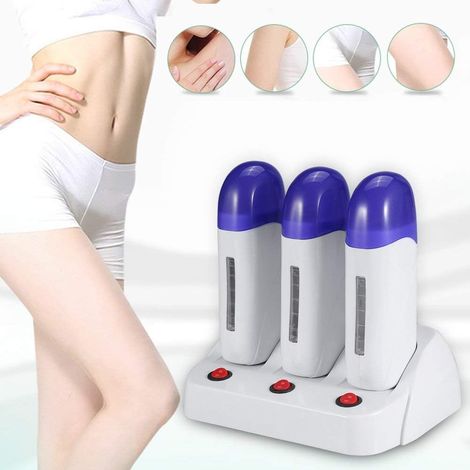 Chauffe-cire Rouleau, Machine Dépilatoire, à cire électrique pour Retirer les Cheveux Chauffage (3) (1/5)