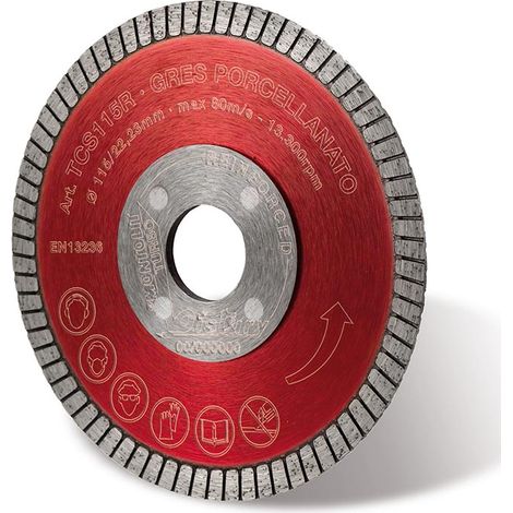 DISCO DIAMANTATO 125 MM MONTOLIT TURMONT TCS125R PER GRES E CERAMICA DURA (1/2)