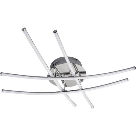 Lindby LED 'Yael' in Argento da Metallo