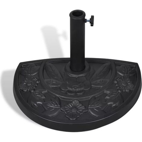 Socle de parasol demi-rond Résine (1/5)