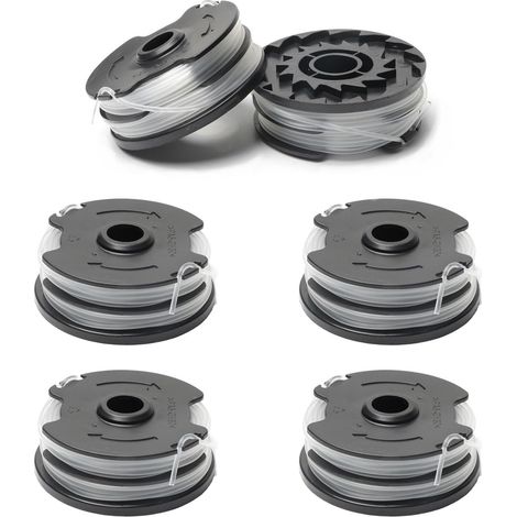 PCS Trimmerspulen für Parkside, Nylonfadenspule für LIDL Parkside PRT 550 A1/A3, PRTA 20-Li A1/B2/C3, PRT 300 A1-10m ⌀1,6mm (1/4)
