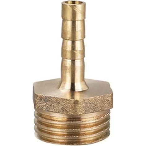 1 pièces raccord de connecteur en laiton barbelé BSP 6mm/8mm/10mm/12mm/16mm/19mm/25mm, adaptateur de filetage mâle BSP mâle (1/5)