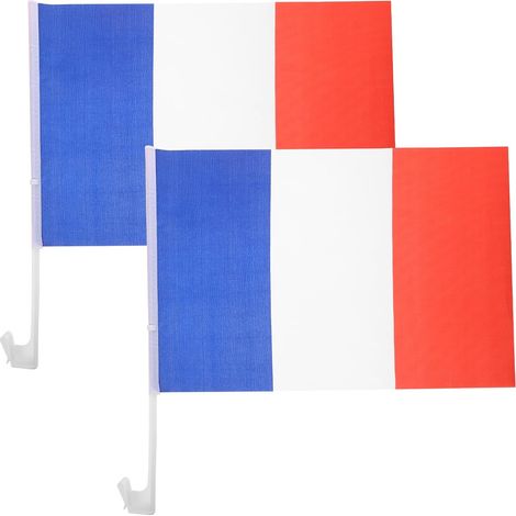 Flags French Flag 2 Pieces Durable Polyester Bright Colors