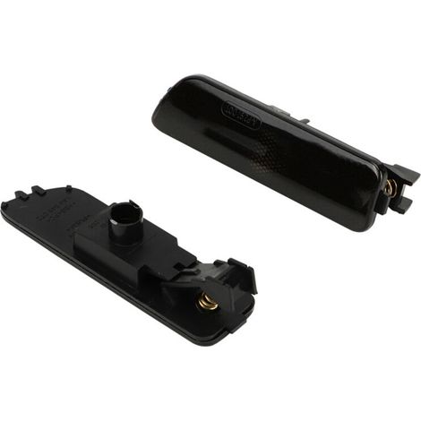 Paar getönte Stoßstangen-Seitenlichtgehäuse für MK4 617215181853 (Schwarz),