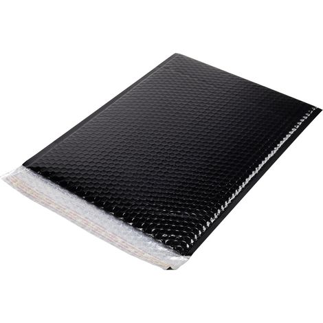 Luftpolstertasche (B x H) 173 mm x 254 mm Schwarz Kunststoff 1 St.
