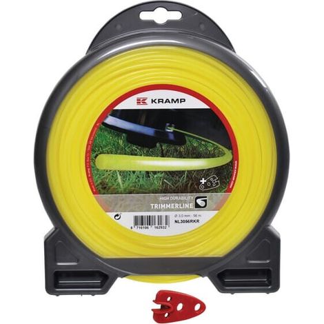 Hilo de corte di谩metro2.4mm x 88m redondo amarillo UNIVERSAL NL2488RKR
