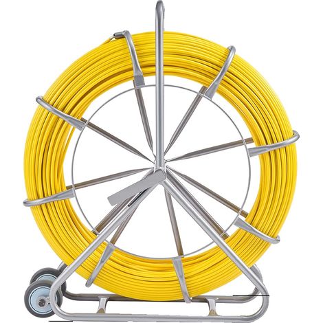 Ruban à poisson, construction en fibre de verre durable, système de contrôle amélioré, 200m 8mm (1/2)