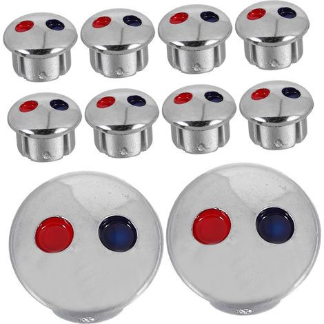 Lot De 10 Bouchons De Trou De Robinet Indicateurs Chaud Froid (1/5)