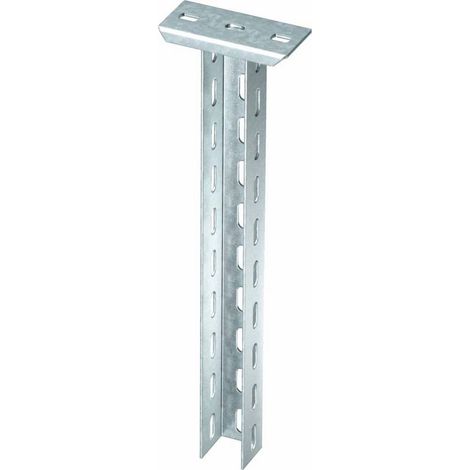 OBO Bettermann Tige de suspension avec plaque de tête soudée 50x50x500 acier galvanisé à chaud, 6341551 (1/2)