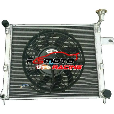 Radiateur en aluminium, taille du noyau 40 mm, 2 rangées, compatibilité Jeep Commander 2006-2010, compatibilité Jeep Grand Cherokee 2005-2010, 30 % de refroidissement en plus (1/5)