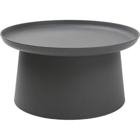 Tavolino Rotondo Polipropilene Grigio (1/3)
