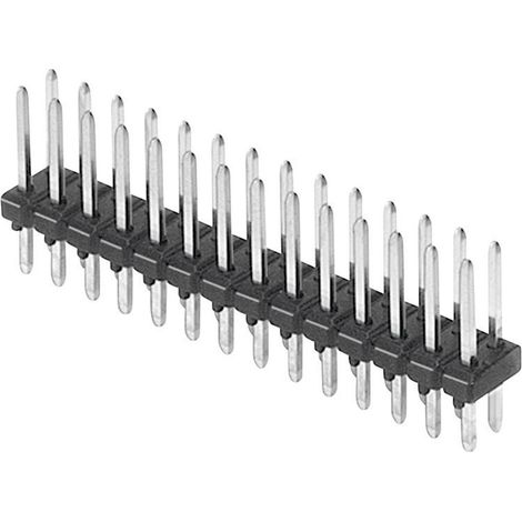 W & P Products Stiftleiste (Standard) Anzahl Reihen: 2 Polzahl je Reihe: 10 944-13-020-00 1 St.