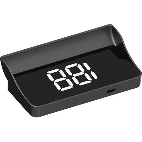 Pantalla de visualización frontal (HUD) para automóviles, muestra la velocidad GPS en km/h.