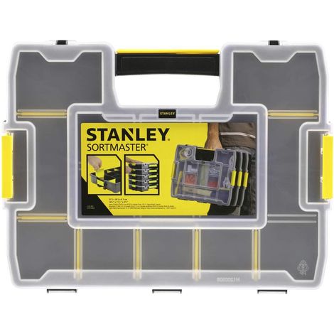 Stanley STA197483 Sortmaster Junior Organiser Tool Box Seal Tight 1-97-483