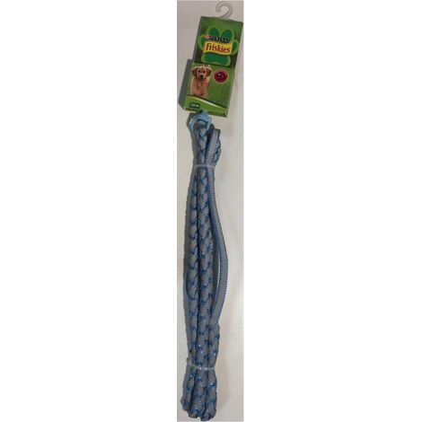 120cm Blue Reflective Nylon Leash - Friskies Purina