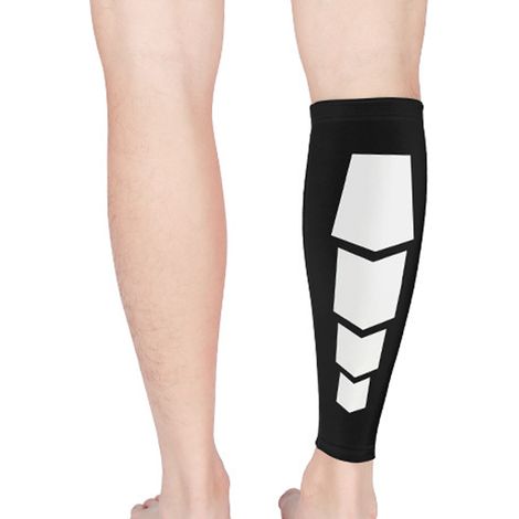 Bas de contention de compression pour mollets, protection pour hommes et femmes, pour le sport en extérieur (basketball, football, équitation, course à pied). (1/5)